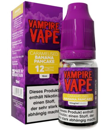 Vampire Vape - Dessert Collection - E-Zigaretten Liquid - Caramelised Banana Pancake