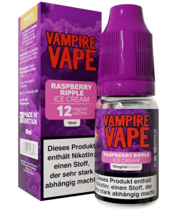 Vampire Vape - Dessert Collection - E-Zigaretten Liquid - Raspberry Ripple Ice Cream