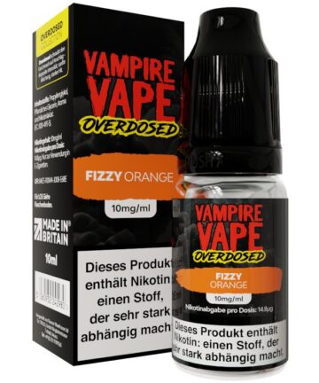 Vampire Vape - Overdosed - Nikotinsalz Liquid - Fizzy Orange