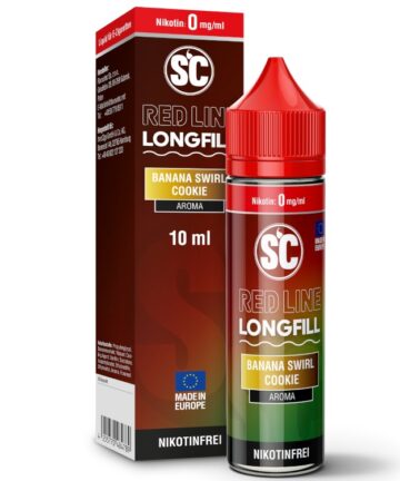 SC - Red Line Longfills 10 ml - Banana Swirl Cookie