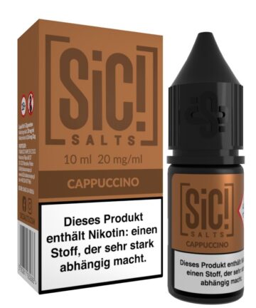 SiC! Salts - Nikotinsalz Liquid - Cappuccino