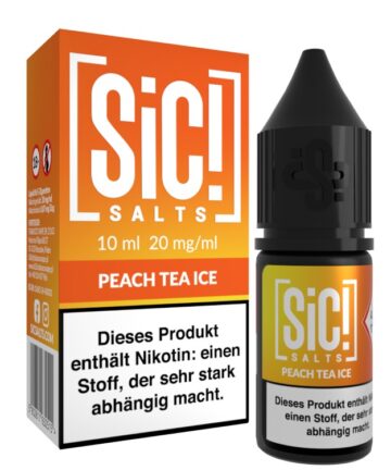 SiC! Salts - Nikotinsalz Liquid - Peach Tea Ice