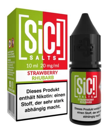 SiC! Salts - Nikotinsalz Liquid - Strawberry Rhubarb