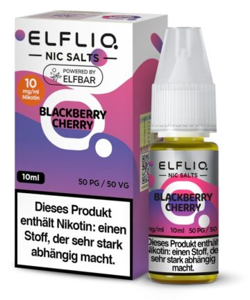 ELFLIQ - Blackberry Cherry - Nikotinsalz Liquid
