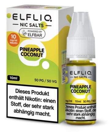ELFLIQ - Pineapple Coconut - Nikotinsalz Liquid