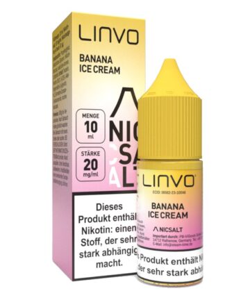 Linvo - Nikotinsalz Liquid - Banana Ice Cream
