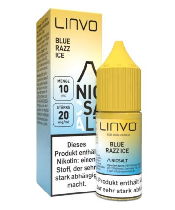 Linvo - Nikotinsalz Liquid - Blue Razz Ice