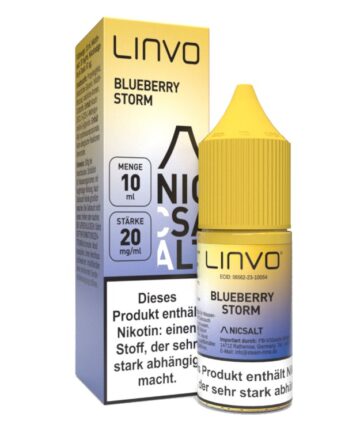 Linvo - Nikotinsalz Liquid - Blueberry Storm