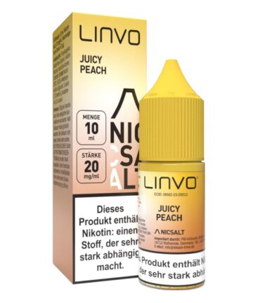 Linvo - Nikotinsalz Liquid - Juicy Peach