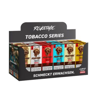 Revoltage - Tobacco Series Display bestückt 20 mg/ml (12 Artikel)