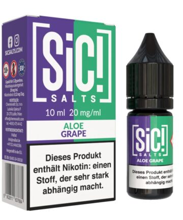 SiC! Salts - Nikotinsalz Liquid - Aloe Grape