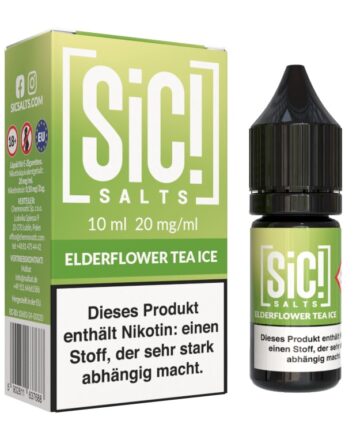 SiC! Salts - Nikotinsalz Liquid - Elderflower Tea Ice