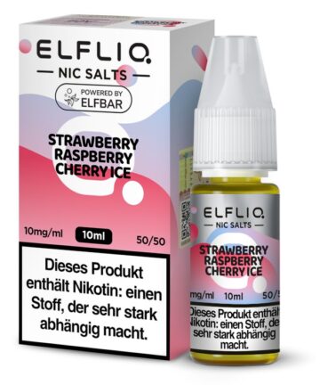 ELFLIQ - Strawberry Raspberry Cherry Ice - Nikotinsalz Liquid