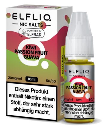 ELFLIQ - Kiwi Passion Fruit Guava - Nikotinsalz Liquid
