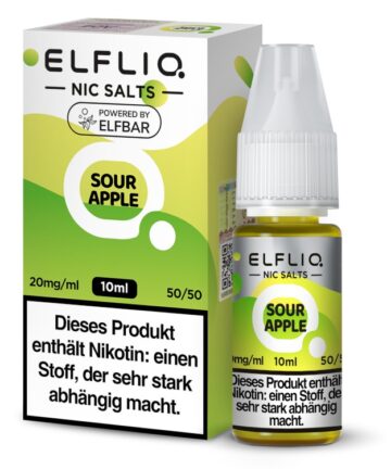 ELFLIQ - Sour Apple - Nikotinsalz Liquid