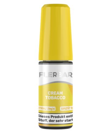 Flerbar Liquid - Nikotinsalz Liquid - Cream Tobacco