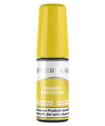 Flerbar Liquid - Nikotinsalz Liquid - Orange Explosion